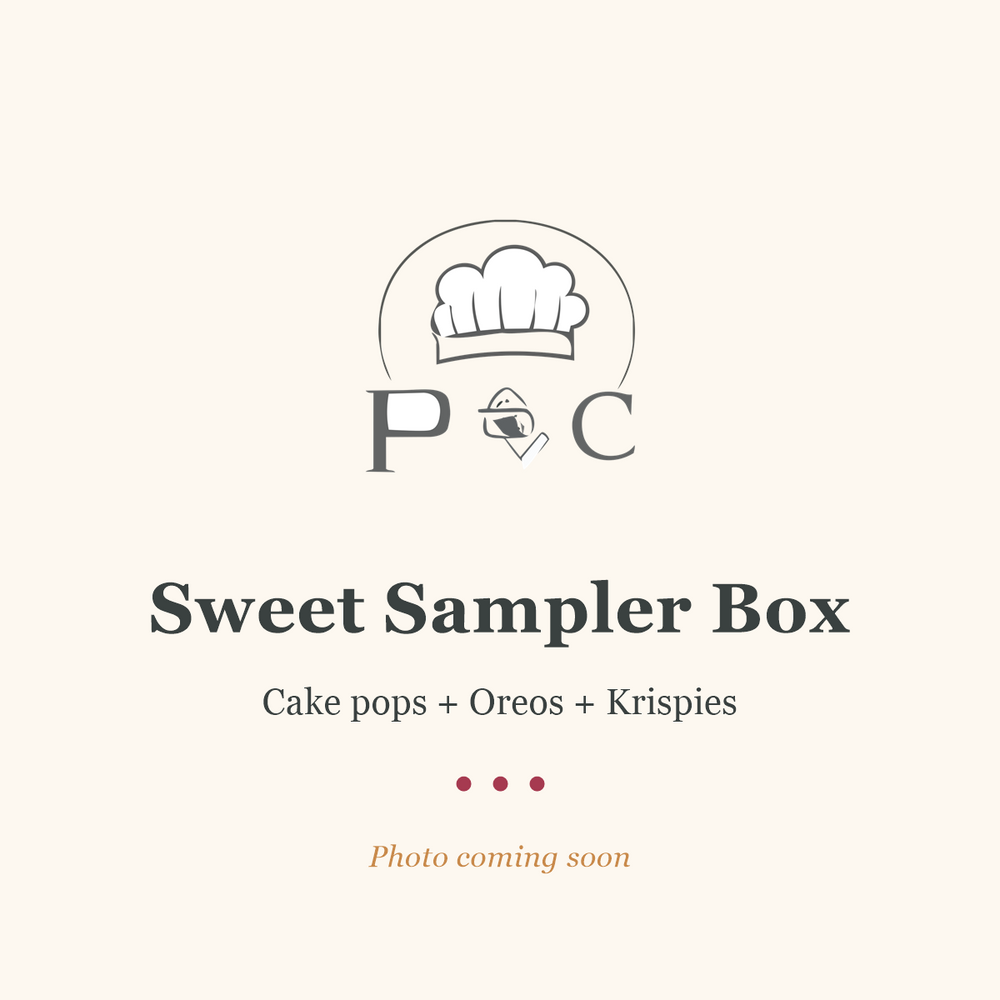 Sweet Sampler Box — P&C Baking (photo coming soon)